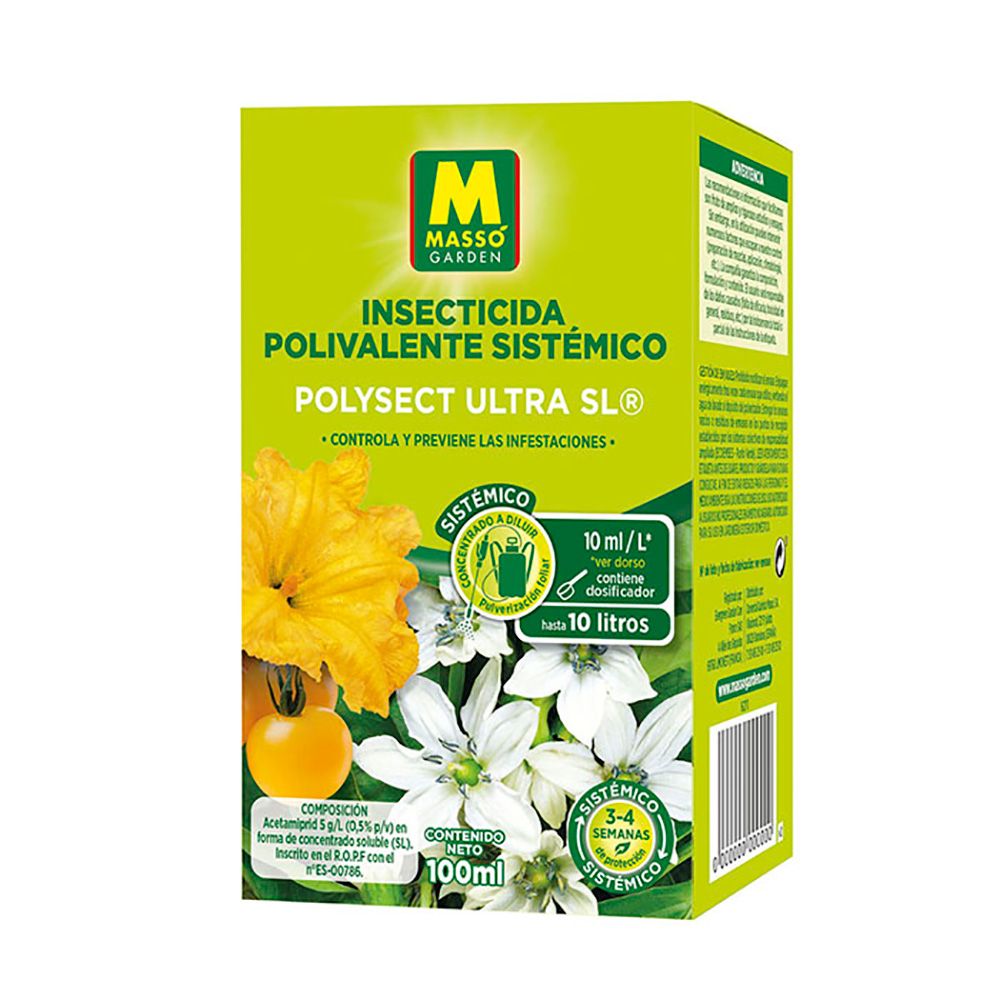 INSECTICIDA POLIVALENTE SISTÉMICO, CONCENTRADO A DILUIR, 100 ml