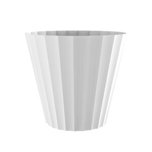 MACETA DE INYECCIÓN MODELO DORIC COLOR BLANCO Ø26 x 23 cm