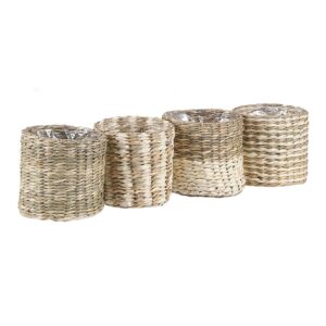 CESTO MODELO ALEXIS BLANCO Y BEIGE, MODELOS VARIADOS,  Ø10 x 9 cm