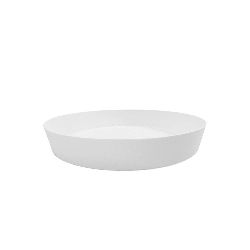 PLATO DE INYECCIÓN COLOR BLANCO Ø14 cm PARA MACETA REF: 74935