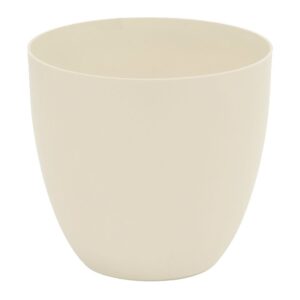 MACETA DE INYECCIÓN MODELO CUENCO COLOR ECRU Ø26 cm