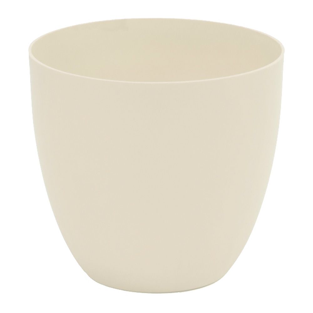 MACETA DE INYECCIÓN MODELO CUENCO COLOR ECRU Ø32 cm