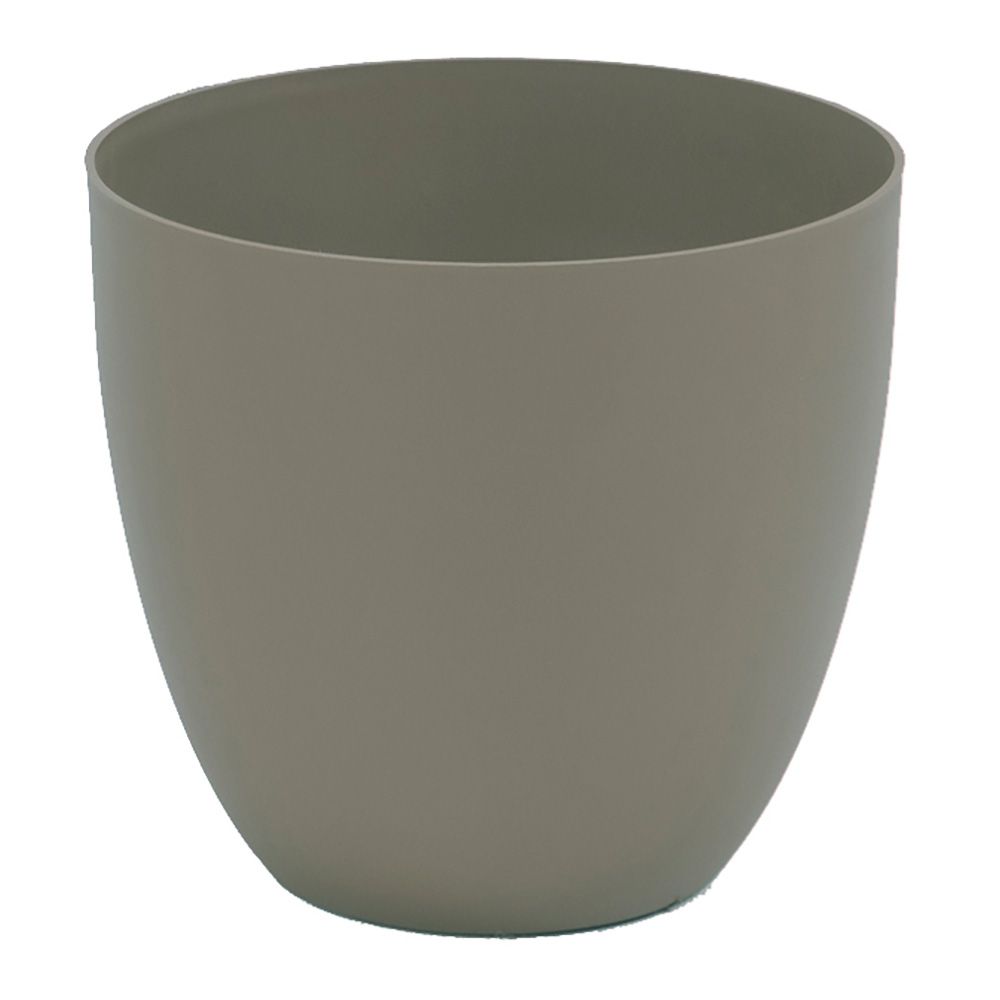 MACETA DE INYECCIÓN MODELO CUENCO COLOR TAUPE Ø32 cm
