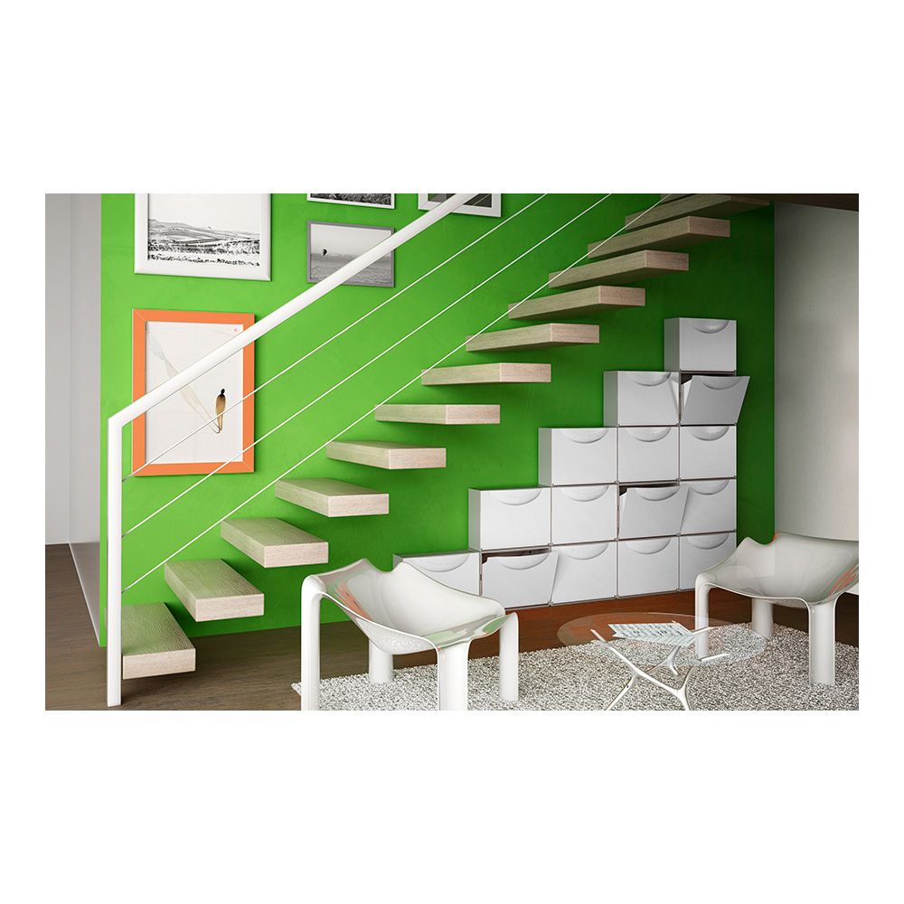 ZAPATERO MODULABLE BLANCO 51 x 19 x 39 cm - Imagen 2