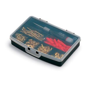 ORGANIZADOR DE COMPARTIMENTO CON TAPA 7 DIVISIONES FIJAS 17,5 x 12,2 x 3 cm