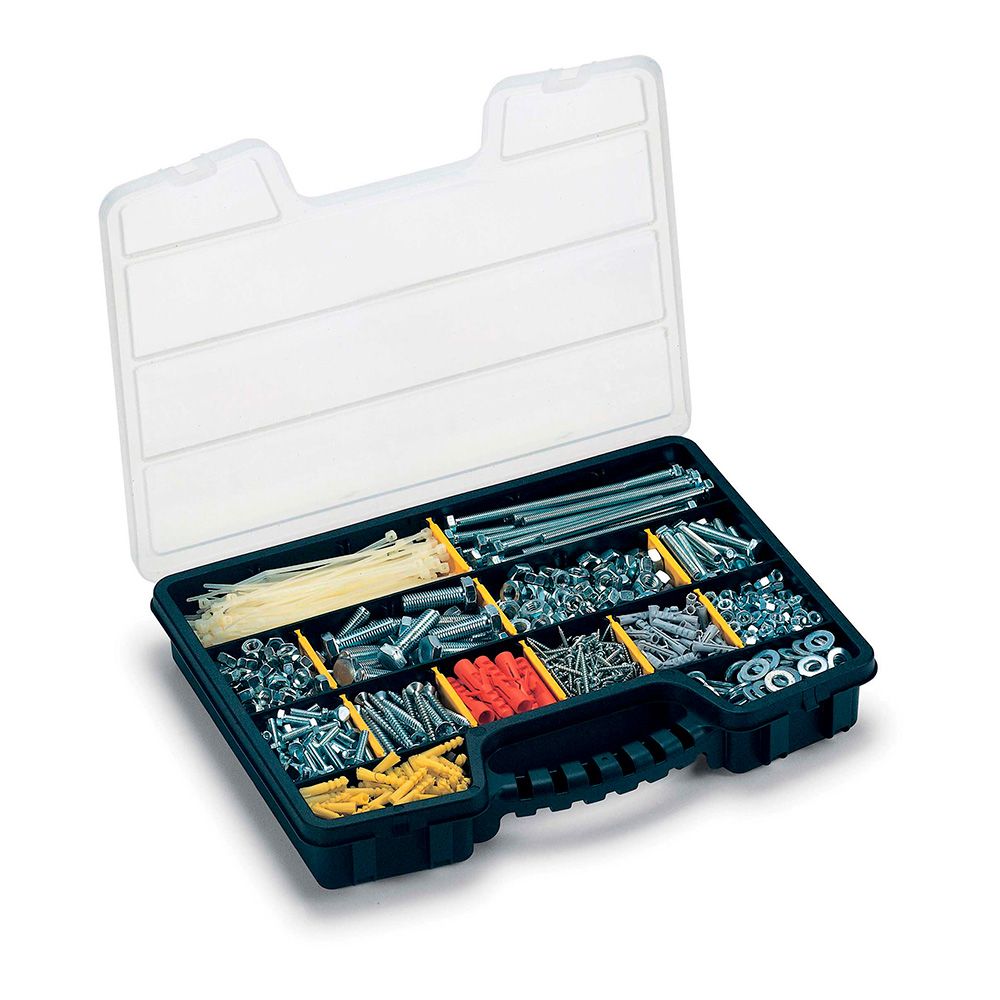ORGANIZADOR DE COMPARTIMENTO CON TAPA HASTA 20 DIVISIONES: 5 FIJAS + 15 DIVISORES REMOVIBLES 39,5 x 30,5 x 6 cm - Imagen 2