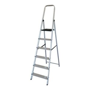 ESCALERA DOMESTICA ALUMINIO 6 PELDAÑOS