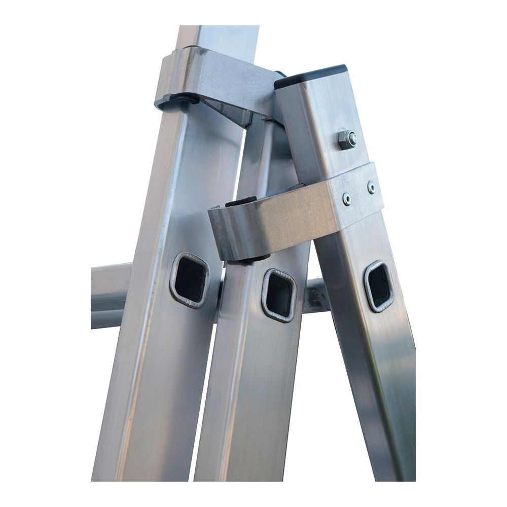 ESCALERA TRANSFORMABLE DE ALUMINIO 3 x 9 PELDAÑOS - Imagen 4