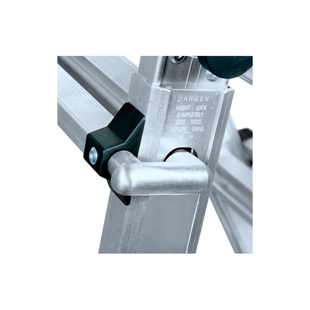 ESCALERA MULTIFUNCIÓN TELESCÓPICA DE ALUMINIO 4 + 4 PELDAÑOS EN131 - Imagen 3