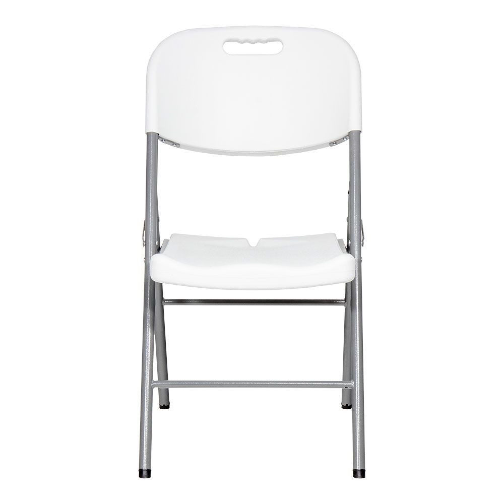 SILLA PLEGABLE BLANCA 86,5 x 47 x 54 cm - Imagen 2