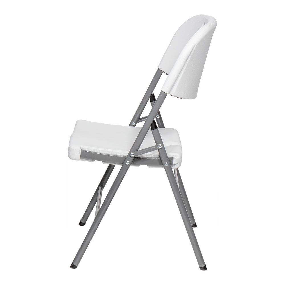 SILLA PLEGABLE BLANCA 86,5 x 47 x 54 cm - Imagen 3