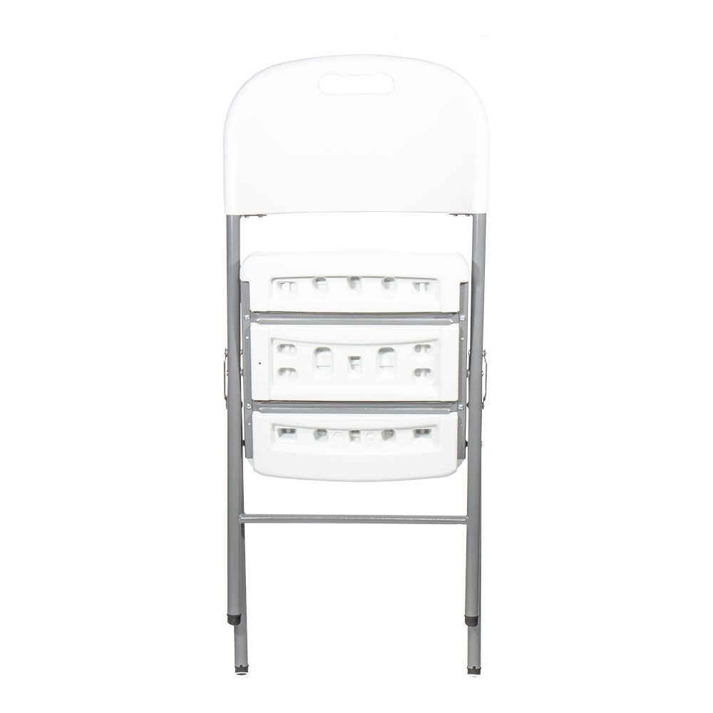 SILLA PLEGABLE BLANCA 86,5 x 47 x 54 cm - Imagen 5