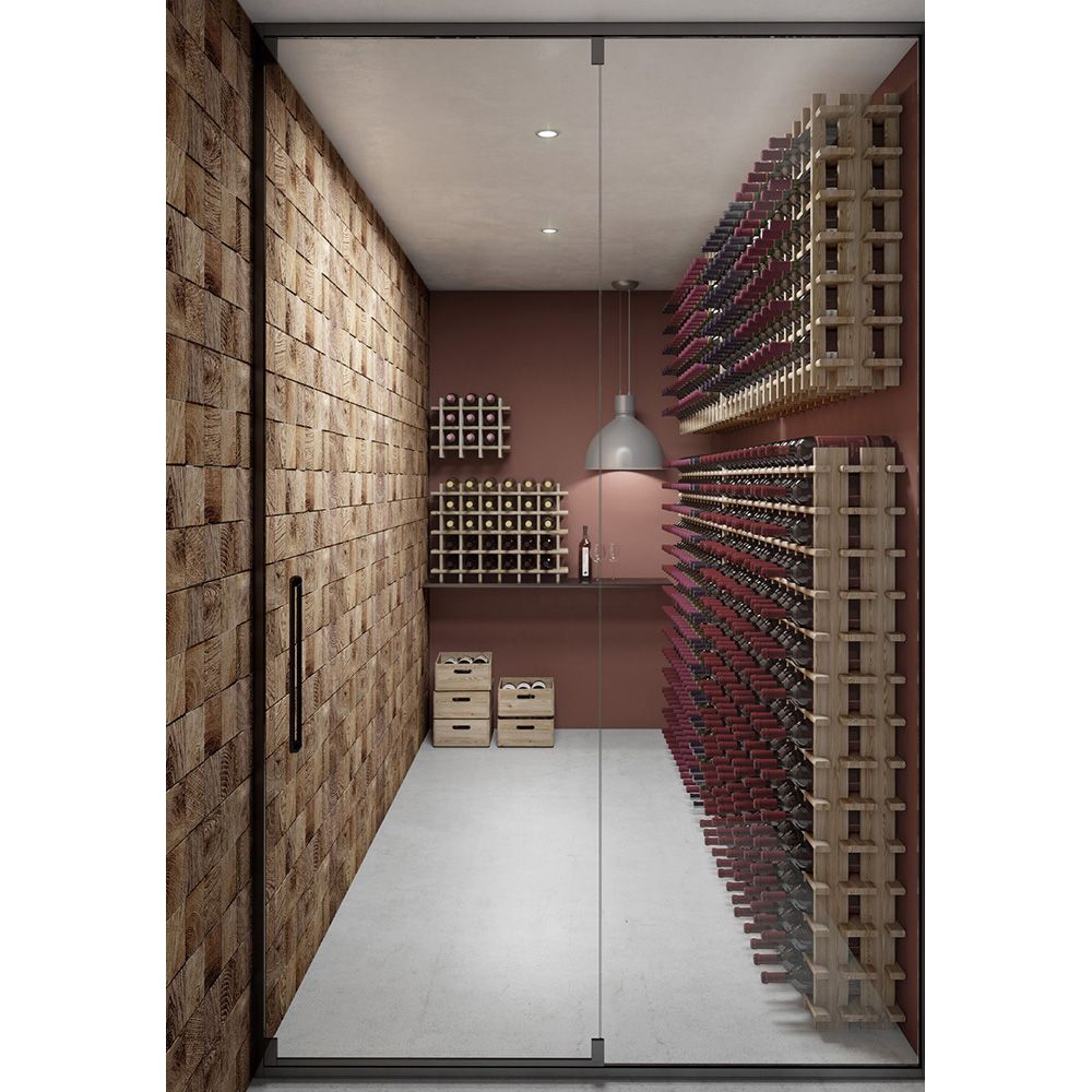 BOTELLERO DE PINO MACIZO EVOLUTIVO RIOJA PARA 36 BOTELLAS 75 x 22 x 75 cm - Imagen 5
