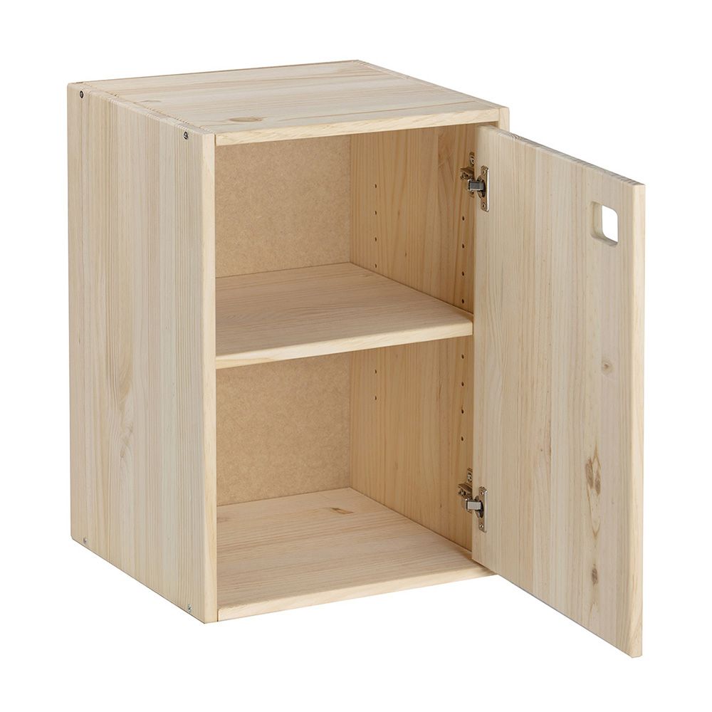 MUEBLE DINAMIC 1 PUERTA PINO MACIZO 37,3 x 33 x 53,5 cm