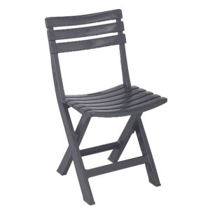 SILLA PLEGABLE BIRKI COLOR ANTRACITA 44 x 41 x 78 cm