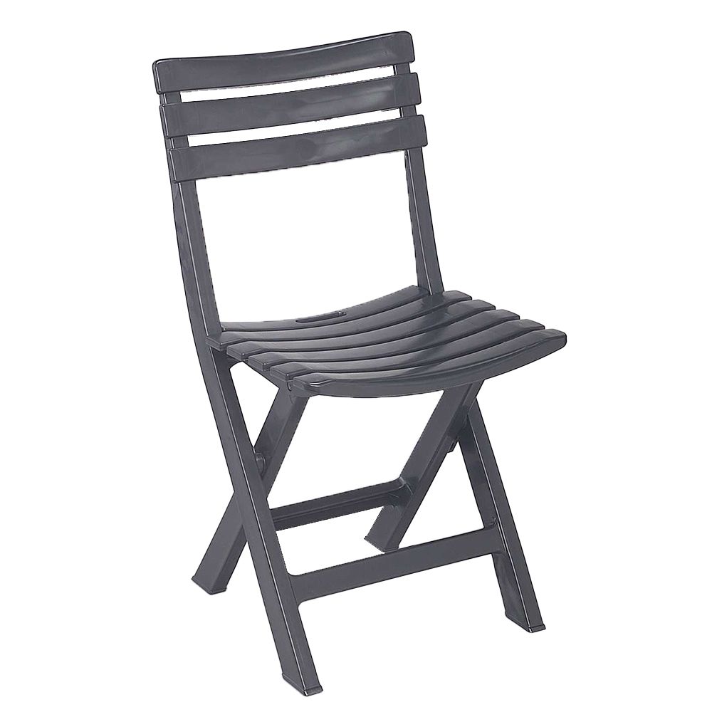 SILLA PLEGABLE BIRKI COLOR ANTRACITA 44 x 41 x 78 cm