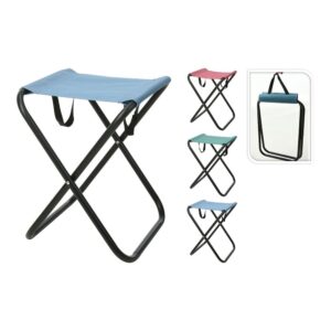 TABURETE DE CAMPING PLEGABLE COLORES SURTIDOS
