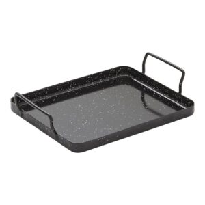 BANDEJA DE ACERO ESMALTADO PARA HORNO 26 x 30 x 1,5 cm