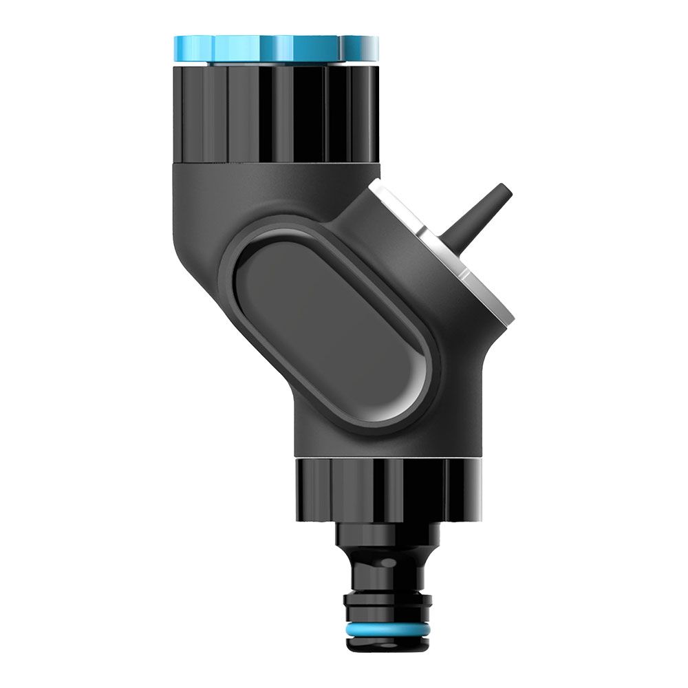 DISTRIBUIDOR DE 2 VÍAS CON VÁLVULAS PARA GRIFO DE ROSCA ENERGO 6 bar, ½ pulg - ¾ pulg Y 1 pulg, BLISTER - Imagen 2