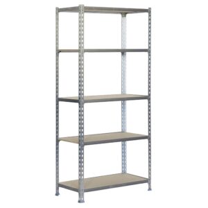 ESTANTERÍA MADERA 167.4x71x31cm 5B GALVA/MADERA 75KG SIMON RACK