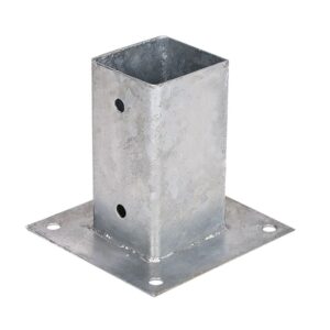ANCLAJE METÁLICO CUADRADO 9 x 9 cm