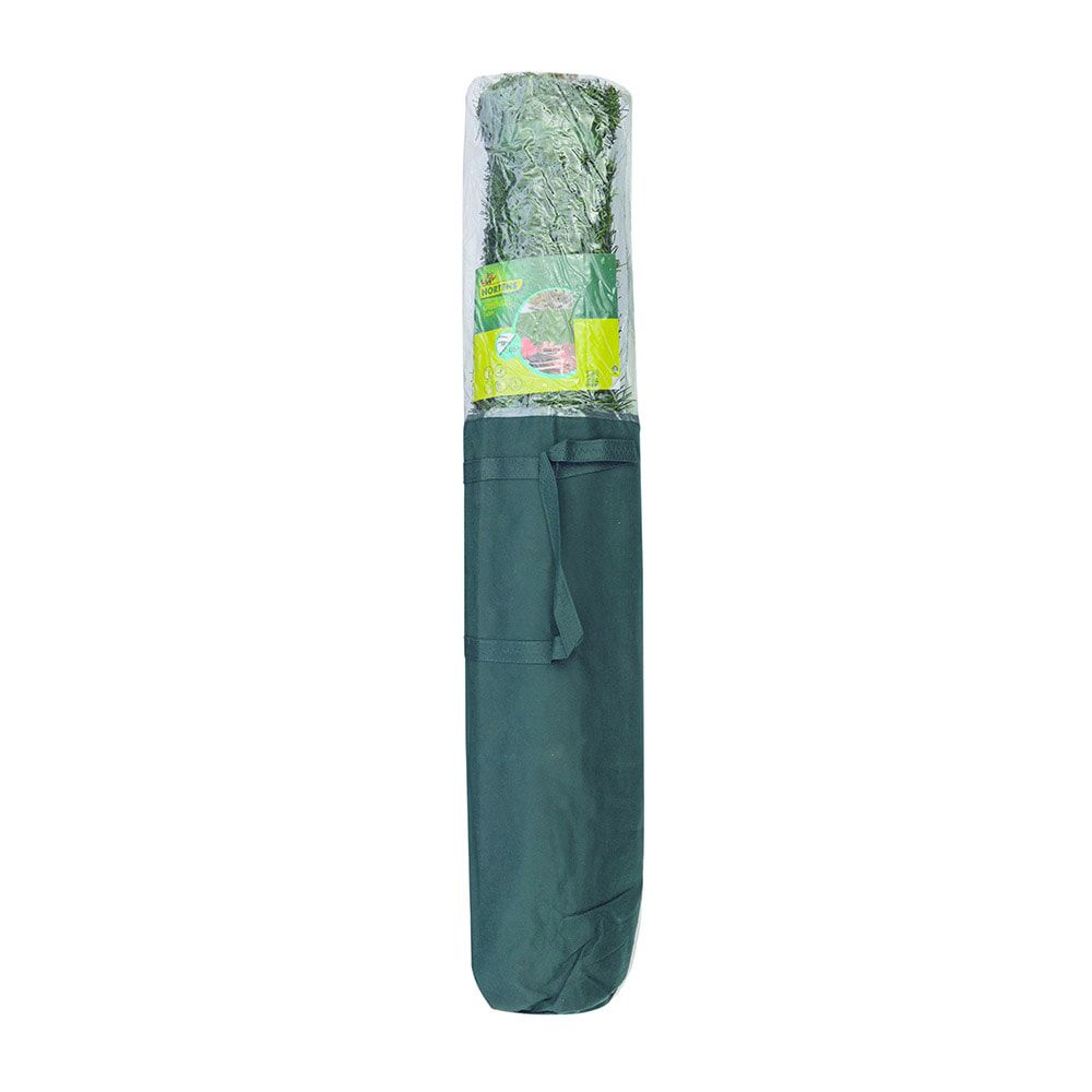 SETO ARTIFICIAL PVC VERDE BICOLOR HOJA ANCHA 110 VARILLAS, 1 x 3 m - Imagen 3