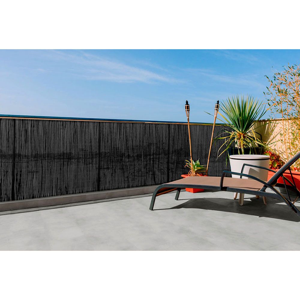 CAÑIZO SINTÉTICO FENCY WICK GRIS NEGRO 1 x 3 m - Imagen 2