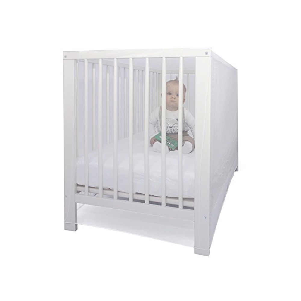 MOSQUITERA PARA CUNAS DE BEBÉ, BLANCA, 145 x 74 x 82,5 cm
