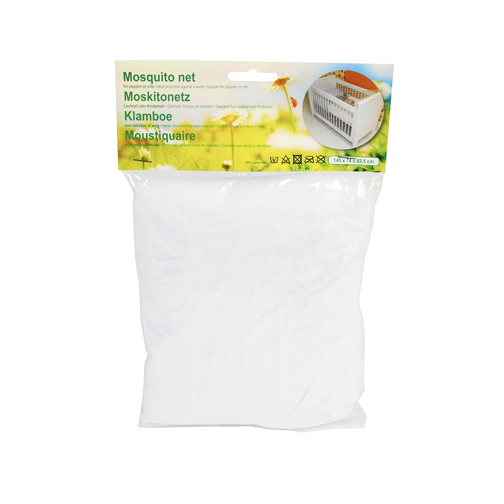 MOSQUITERA PARA CUNAS DE BEBÉ, BLANCA, 145 x 74 x 82,5 cm - Imagen 2