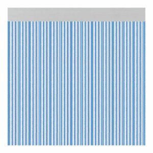 CORTINA PARA PUERTA MODELO BRESCIA COLOR AZUL 90 x 210 cm