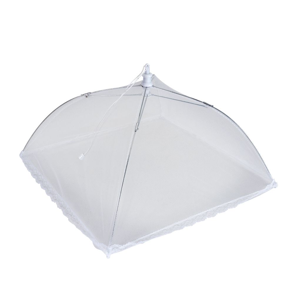 CUBREPLATOS DE NYLON PLEGABLE 30 x 30 cm