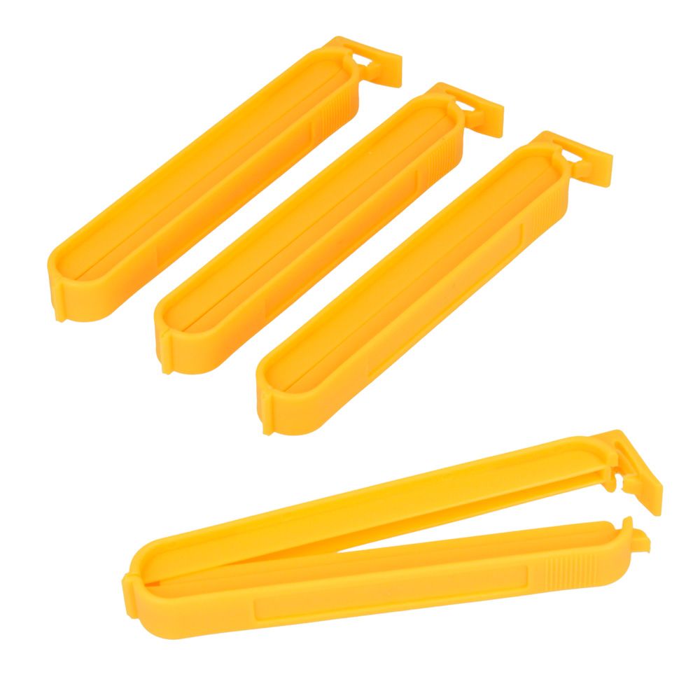 PINZA CIERRABOLSAS GRANDES 10 cm, COLORES / MODELOS SURTIDOS, 4 uds - Imagen 2