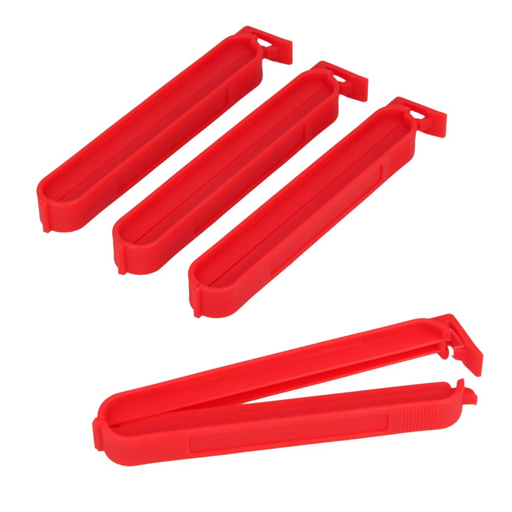 PINZA CIERRABOLSAS GRANDES 10 cm, COLORES / MODELOS SURTIDOS, 4 uds - Imagen 3