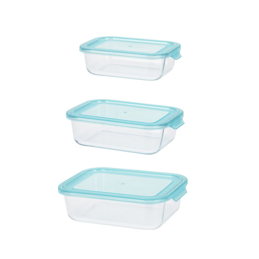 SET 3 FIAMBRERAS CRISTAL TAMAÑOS VARIOS 630 ml, 1000 ml y 1480 ml - Imagen 3