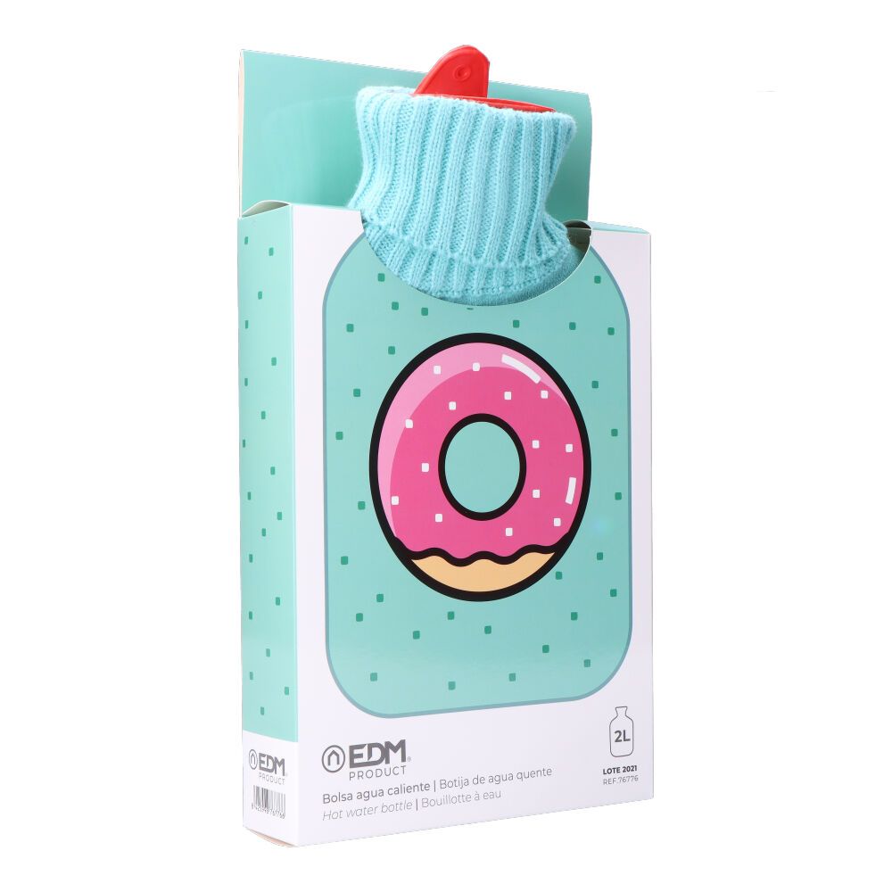 BOLSA DE AGUA CALIENTE 2 L MODELO DONUT GLASEADO - Imagen 3