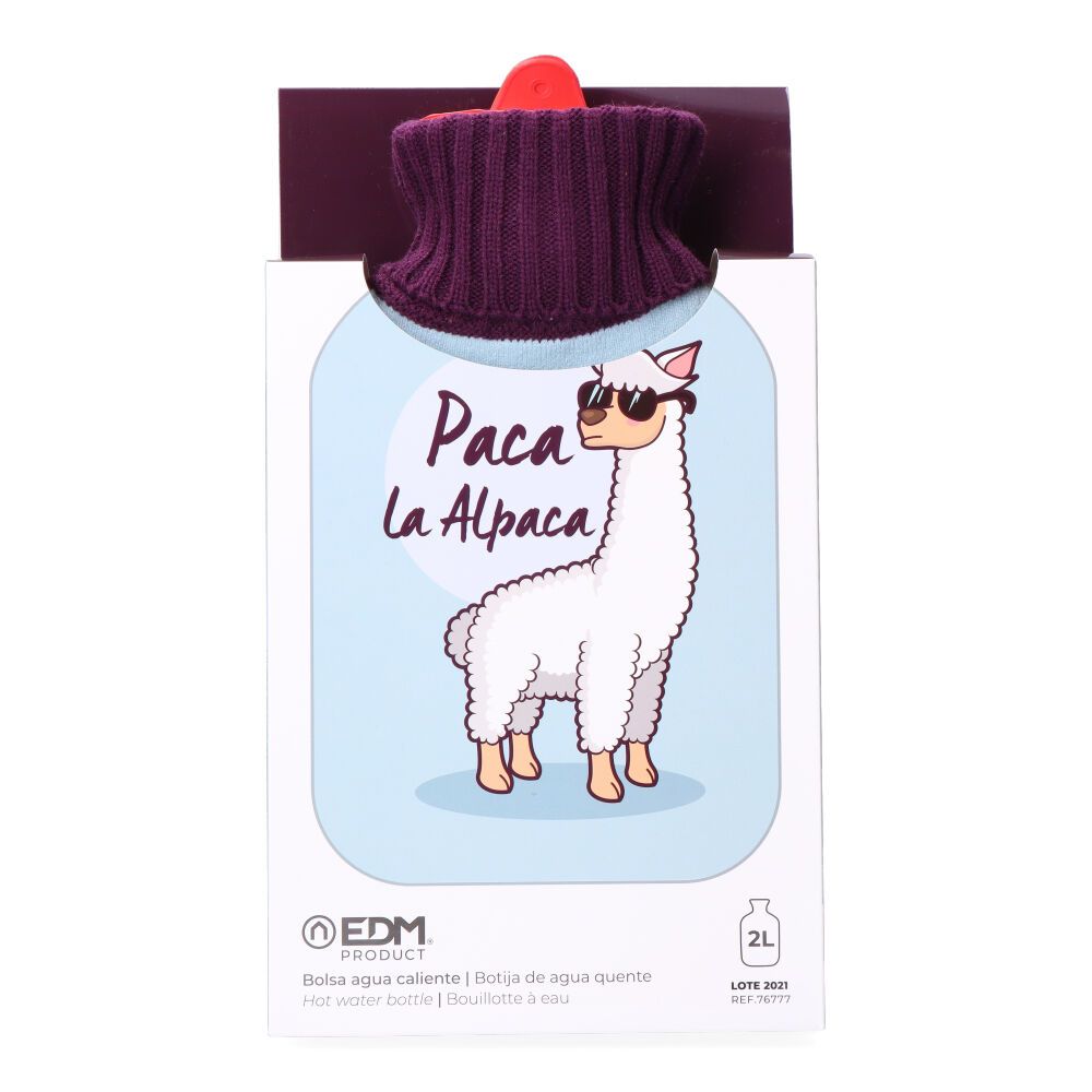 BOLSA DE AGUA CALIENTE 2 L MODELO ALPACA POP STAR - Imagen 2