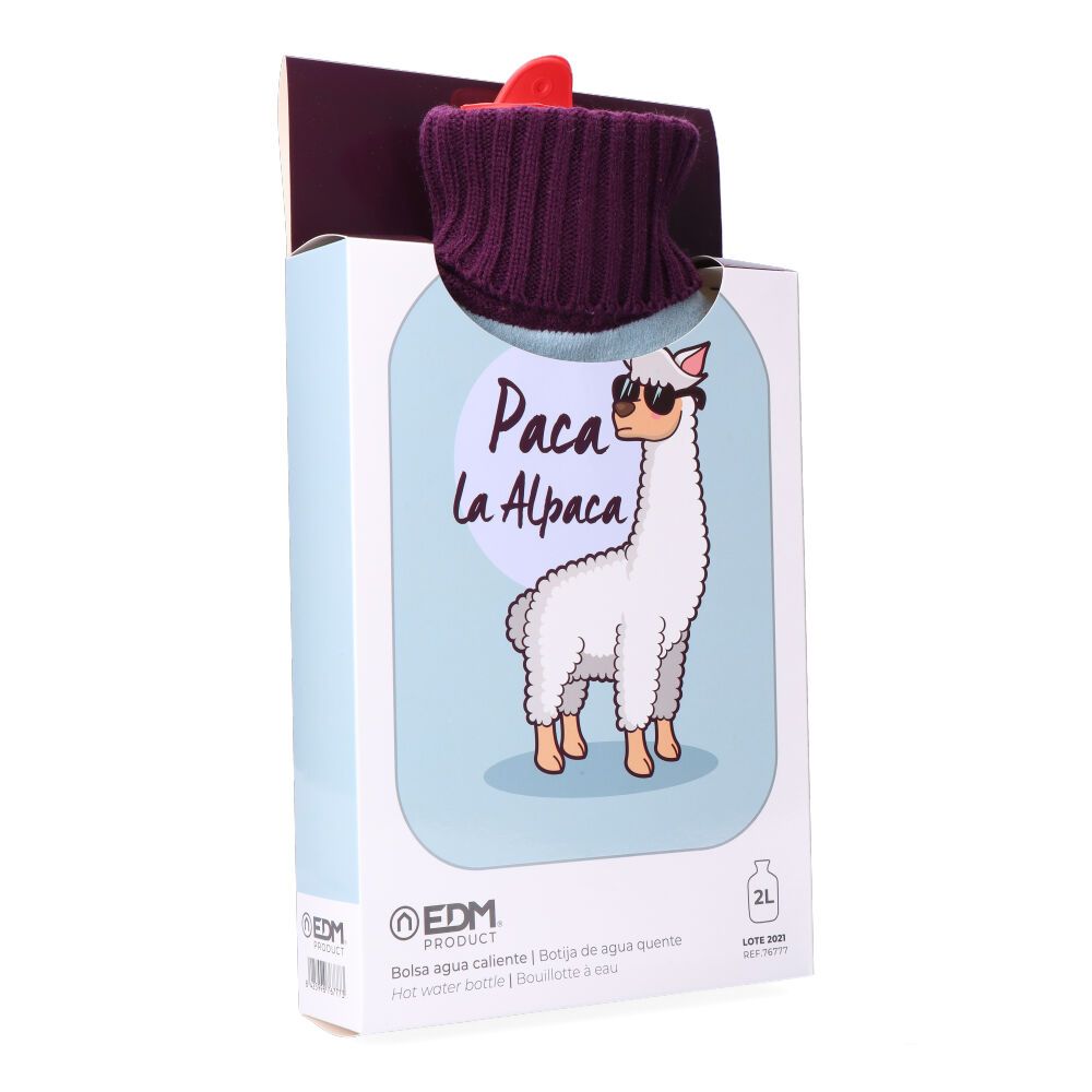 BOLSA DE AGUA CALIENTE 2 L MODELO ALPACA POP STAR - Imagen 3