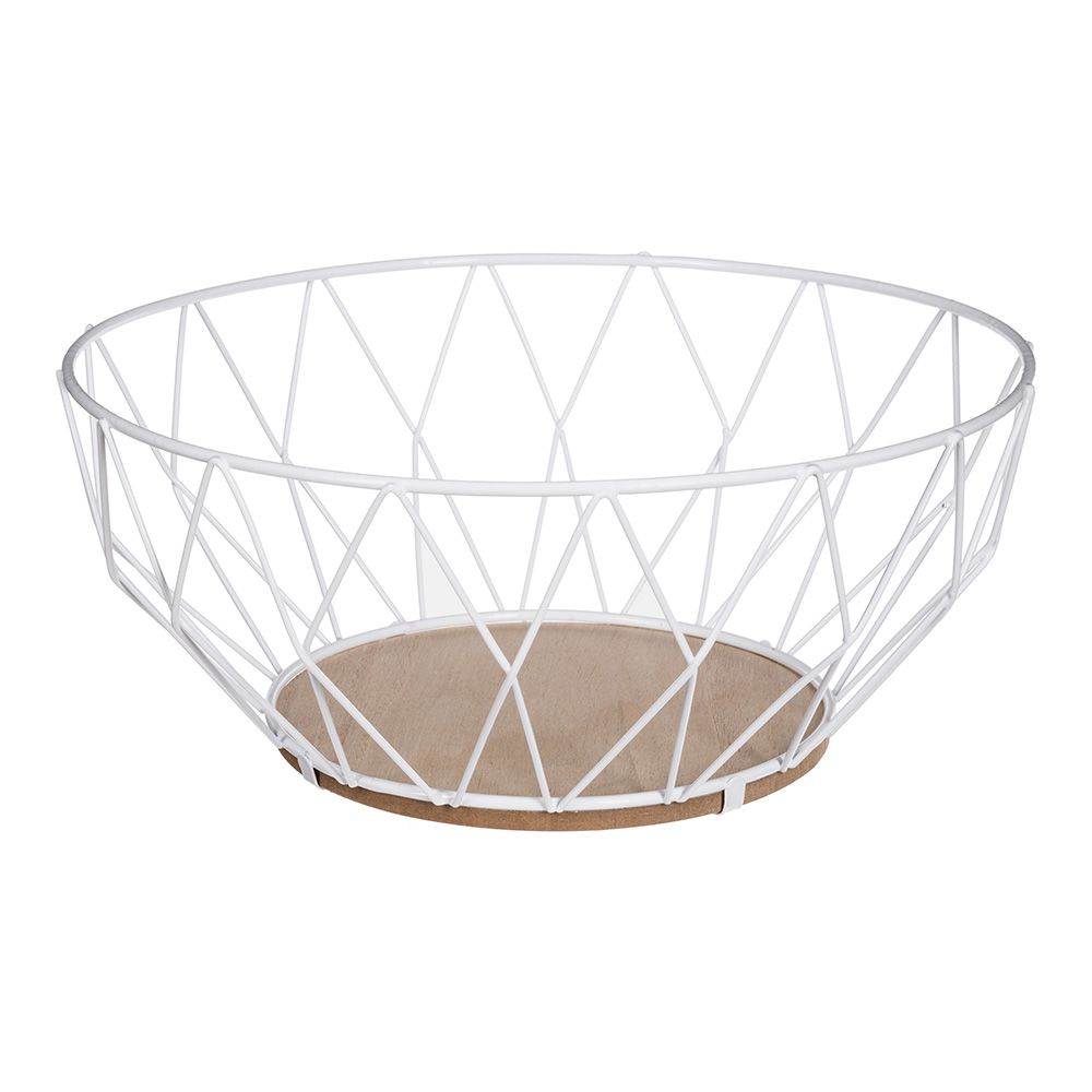 FRUTERO METÁLICO BALTIK BLANCO Ø28 cm COLORES/MODELOS SURTIDOS