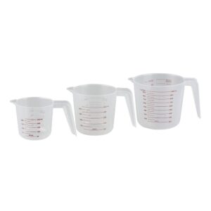 JUEGO DE 3 JARRAS MEDIDORAS DE 250/500/1000 ml