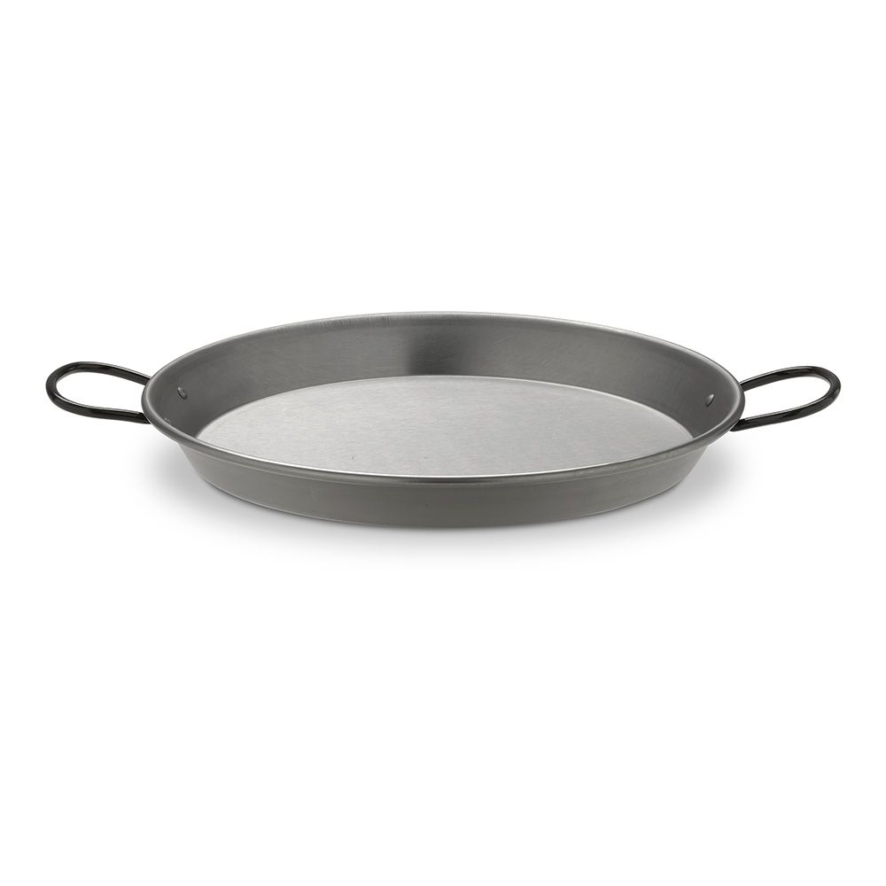 PAELLERA DE ACERO PULIDO PARA INDUCCION Y VITROCERAMICA Ø38cm (8 PERSONAS) - Imagen 2