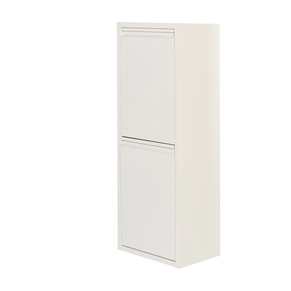 ARMARIO METALICO RECICLAJE 2 CAJONES BLANCO 92 x 35 x 25 cm - Imagen 2