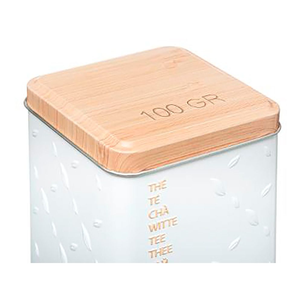 CAJA METÁLICA MODELO SCANDI NATURE PARA TÉ 100 g - Imagen 2