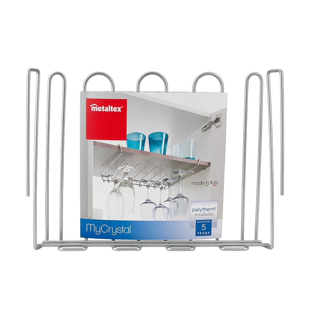COLGADOR ESTANTE MY-CRYSTAL PARA COPAS 38 x 26 x 7 cm - Imagen 5