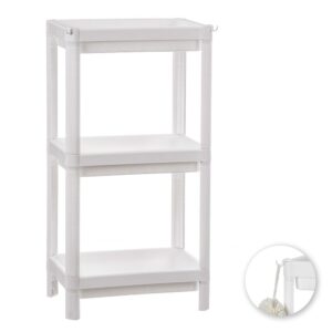 ESTANTERIA PLASTICO 3 BALDAS BLANCA 35,5x23x75 cm BALETTE
