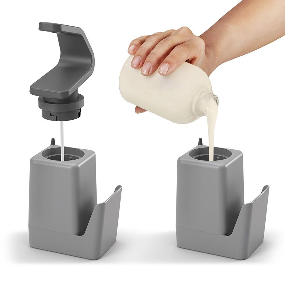 DISPENSADOR SOAP-TEX CON ESTROPAJERO 11 x 8 x 22 cm - Imagen 3
