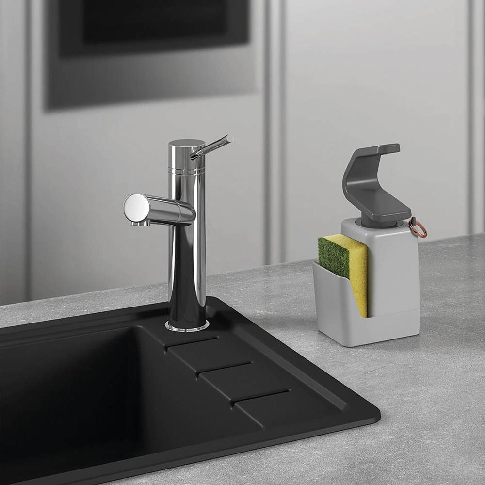 DISPENSADOR SOAP-TEX CON ESTROPAJERO 11 x 8 x 22 cm - Imagen 5
