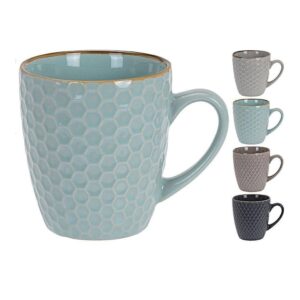 TAZAS DE CAFÉ COLORES SURTIDOS 300 ml, 4 uds