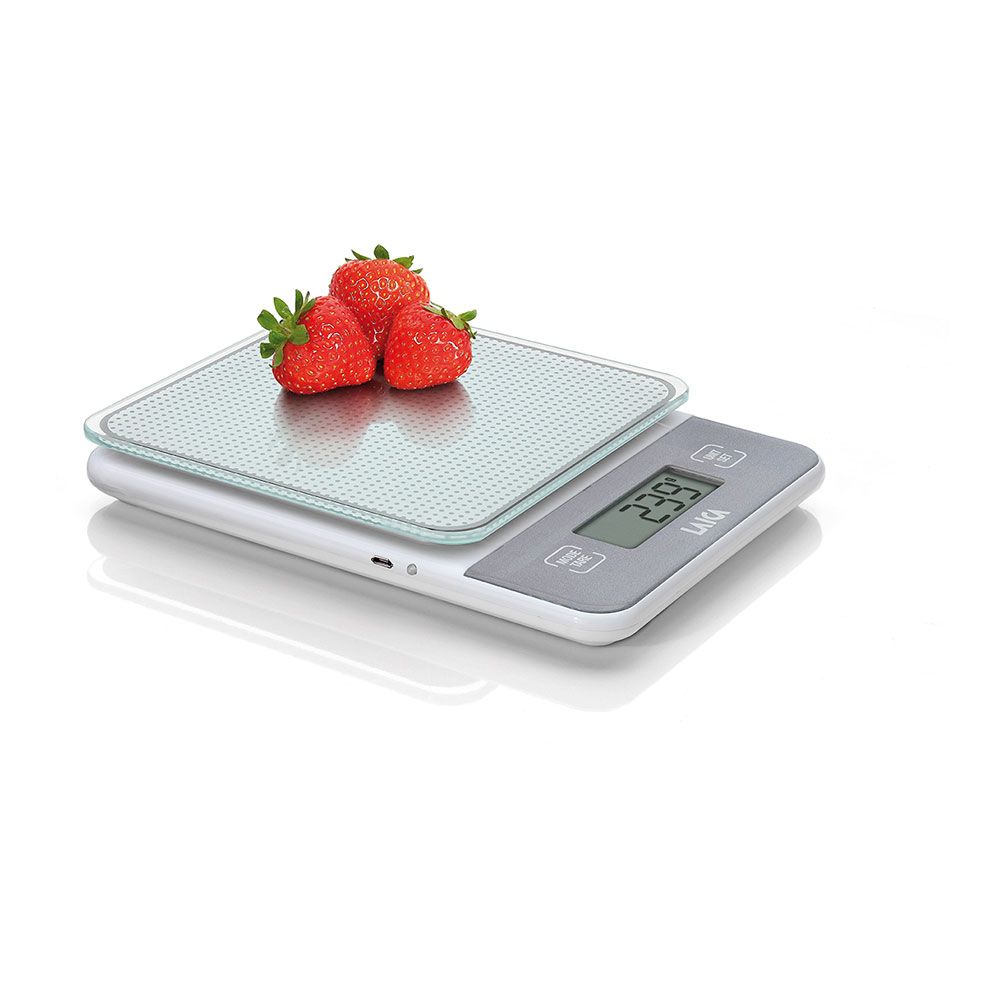 BÁSCULA ELECTRONICA DE COCINA, MÁXIMO 5kg. BLANCA CON BATERÍA RECARGABLE - Imagen 2