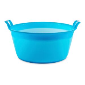 BARREÑO REDONDO AZUL Ø50 x 25,5 cm 28 l