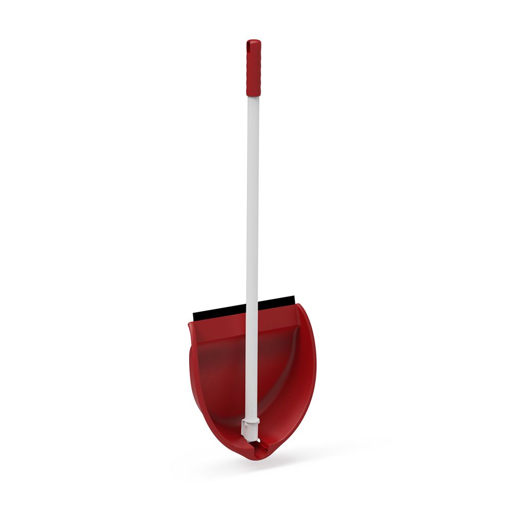 RECOGEDOR PLEGABLE ROJO BIMATERIAL - Imagen 2